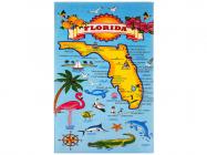 30x60 Florida Landmarks Fiber Reactive Beach Towel.